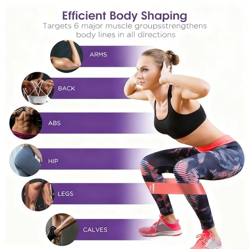 2-Pack Pedal Resistance Band, Exercise Bands with Handles, Elastic Sit up Pull Rope, Workout Bands for Physical Therapy, at Home Fitness, Strength Training Equipment with Abundant Accessories