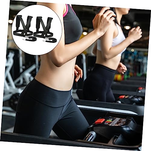 BESPORTBLE 2pcs Running Booster Exercise Straps Kits Tanktops Physical Training Resistance Rope Weight Sled Trainer Assistance Trainer Sled Harness Vest Tire Adjustable Safety Buckle Fitness