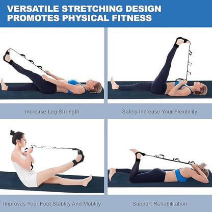 Knee Recovery Stretching Aid, Mobility and Flexibility Support Strap, Rehabilitation Equipment for Knee Pain