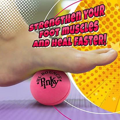 JA-RU Hi-Bounce Pinky Bouncy Ball for Kids (3 Pk) 976-3p - size: 3 Pack