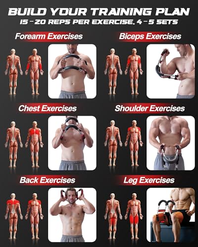 2025 Pro Twister Arm Trainer, Adjustable Power Twister Bar, Chest Shoulder Arm Workout Equipment, Portable Detachable Upper Body Fitness Machine