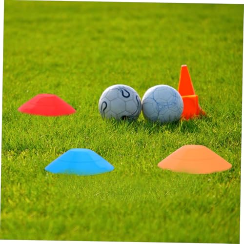 Football Basketball Logo Disc Cones 25pcs Reusable Agility Training Equipment for Soccer Basketball Drills