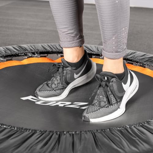 FORZA Mini Exercise Trampoline [40in] | Premium Cardio Fitness Trampette for Home & Gym Workouts, Ideal for Balance, Cardio & Coordination | Durable Steel Frame Springs