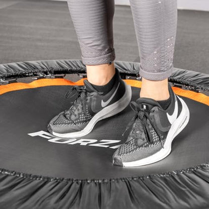 FORZA Mini Exercise Trampoline [40in] | Premium Cardio Fitness Trampette for Home & Gym Workouts, Ideal for Balance, Cardio & Coordination | Durable Steel Frame Springs