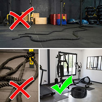 J Bryant Fitness Battle Rope Storage Bag for Outdoor & Indoor Storage Suitable for Storing Combat Training Ropes Heavy Jump Ropes