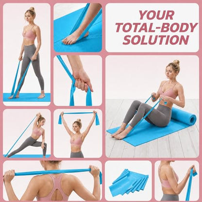 Thigh Trainerfor Men & Women,360°Adjustable Pelvic Floor Muscle Trainer, Inner Thigh Exerciser with Massage Ball Set，Resistance Bands for Working Out,Home Fitness Equipment for Hip, Leg, Arm