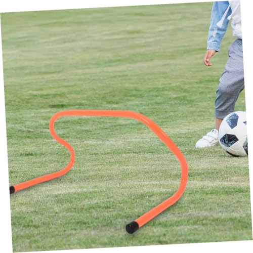 4pcs Plastic Agility Hurdles 15cm Height Speed Training Equipment for Football Basketball Youth Sports Conditioning and Track Practice