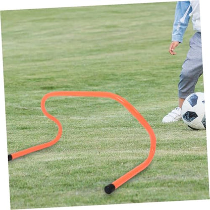 4pcs Plastic Agility Hurdles 15cm Height Speed Training Equipment for Football Basketball Youth Sports Conditioning and Track Practice