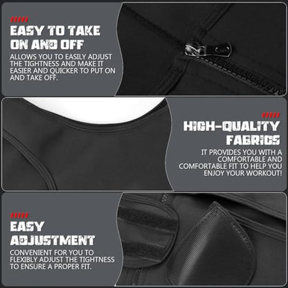 Men's Double Blet Fitness Vest - size: Large