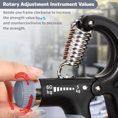 Adjustable - Weight Hand Grip Strengthener for Fitness Enthusiasts,desirable for Forearm Training