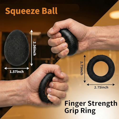 Grip Strengthener Forearm Strengthener Hand Grips Strengthener Kit(11-220 LBS) Adjustable Resistance Grip Strength Trainer with Counter –for Musicians Athletes and Injury Recovery