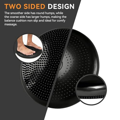 Balance Training Dynadisc, Core Strengthening Disc with Inflator