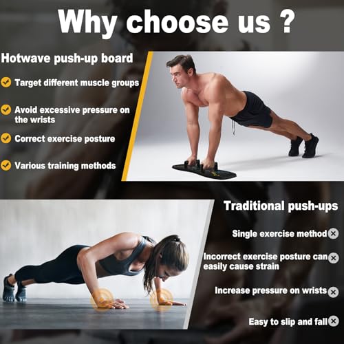 Push Up Board, Portable Pushup Board for Men, Foldable Push Up Bar 20 in 1 at Home Gym, Multifunctional Pushup Handles for Chest Muscle Exercise Strength Training Equipment