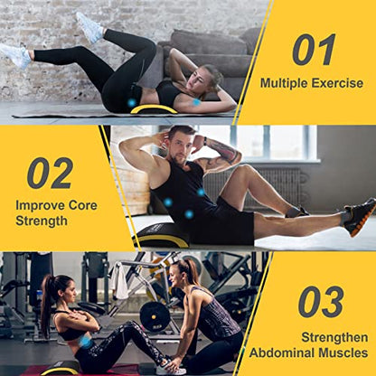 POWER GUIDANCE Ab Exercise Mat - Sit Up Pad - Abdominal & Core Trainer Mat for Full Range of Motion Ab Workouts