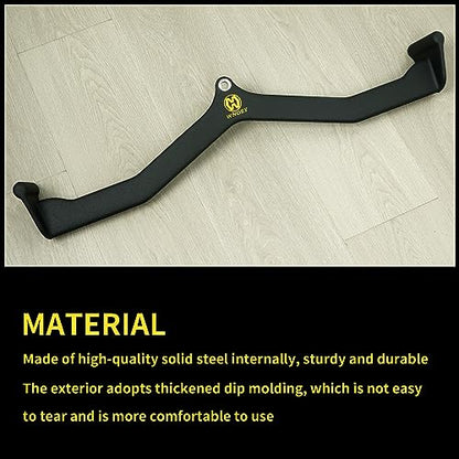 LAT Pulldown Attachment,Back Tricep Bar Strength Training,Handle Grips LAT Pull Down Bar Press Down Exercises,Cable Machine Accessories, Cable Back Attachments for Home Gym - style: Style 005