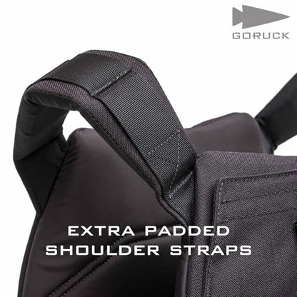 GORUCK Rucking Weighted Vest for Men and Women - Ergonomic Design for Walking, Running, and Weight Loss Training - Adjustable Weighted Vest with Strorage Pocket