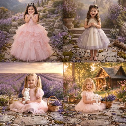 Kate Lavender Stone Photography Floor Mat, Rubber Studio Backdrop 5x4ft - color: Cobblestone, size: 5x4ft
