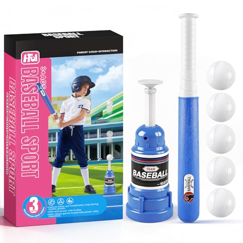 Tee Popper Baseball Training Equipment, Pop Up Baseball Trainer for Softball & Baseball Training, Baseball Popper Practice Tool, Baseball Gifts for Boys 8-12