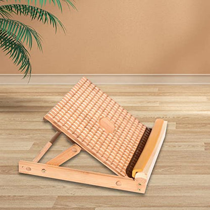kowaku Slant Board Adjustable Bamboo Calf Stretching Wedge Ankle Foot Incline Board Anti Slip Ergonomic Design Suitable for Office Indoor Outdoor Sports