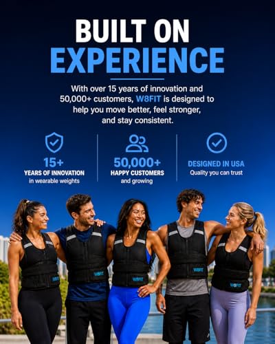 Premium Adjustable Weighted Vest for Women & Men – NO SHOULDER PRESSURE for Walking, Rucking & Strength Training with Zipper, Removable Thin Weights, Reflective Strips - size: Unisex 10 LB
