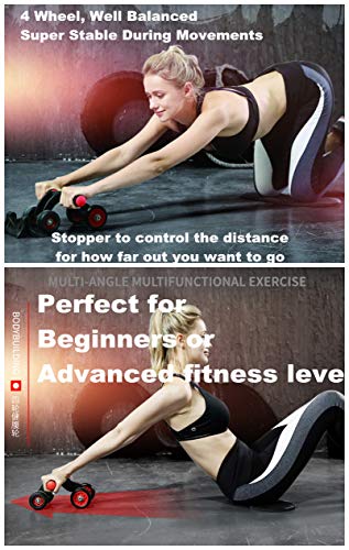Ab Roller for Abs Workout Ab Roller Wheel Exercise Equipment for Home Gym