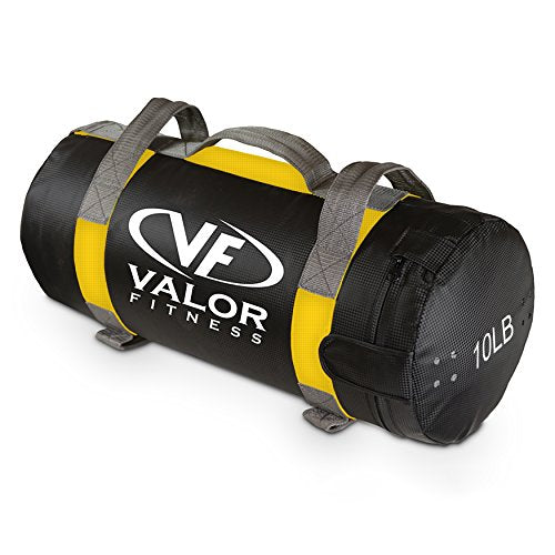 Valor Fitness SDB Pre-Filled Sandbags for Weight and Functional Training with 5 Grip Handles - style: 10 lb