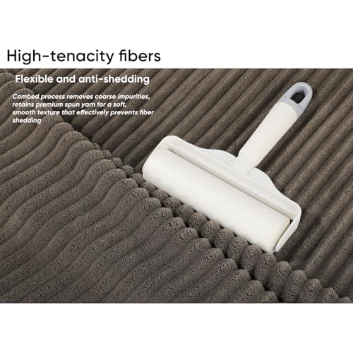 Luxury 2-Piece Quick-Dry Bath Towel Set 27.5X 55 Inches – Ultra Soft Microfiber for Bathroom, Bar, Pool, Gym & Travel – Elegant Twill Design