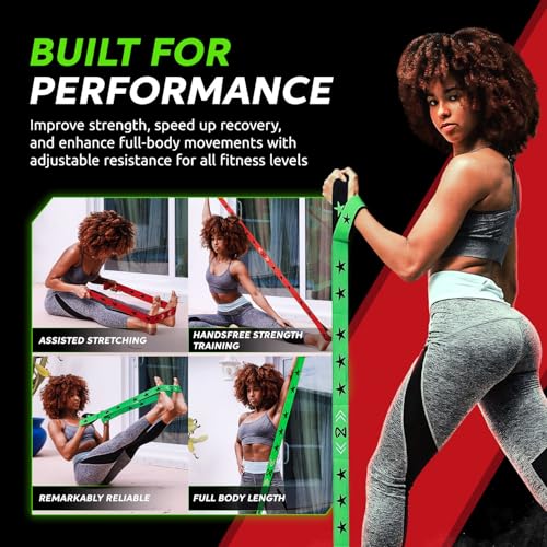 Two8 Bands Wearable Resistance Training System – Multi-Loop Fabric Bands with Built-in Handles and AI Coaching App – Adjustable, Anti-Slip Mobility Set for Sports Performance and Physical Therapy