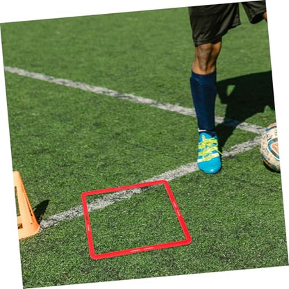 Hemoton Agility Training Rings Set 6pcs Professional Speeds Train Rings Football Training Boys and Girls' Hand-Eye Coordination