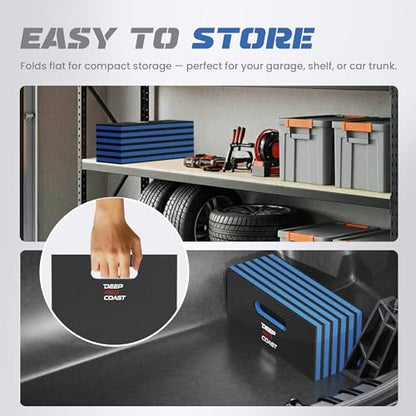 Foldable EVA Utility Mat with Handle & Strap, 47" × 15.8" High Density EVA Foam Kneeling Pad for Garage Work, Workshop Repair, Yard Tasks, Gardening
