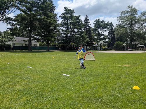 Sports Flat Rectangular Markers for Training (Sets of 8, 12 and 16) Training Equipment for Coaches of Soccer, Football, Basketball, Baseball, Lacrosse and More!