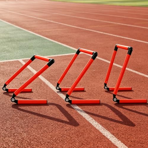 Foldable Agility Hurdles Detachable Folding Hurdle Easy Setup Soccer Training Hurdle for Kids