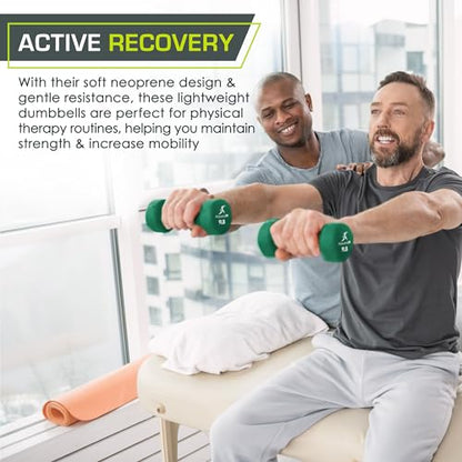 ProsourceFit Neoprene Dumbbell Coated for Non-Slip Grip - size: 9-Pound