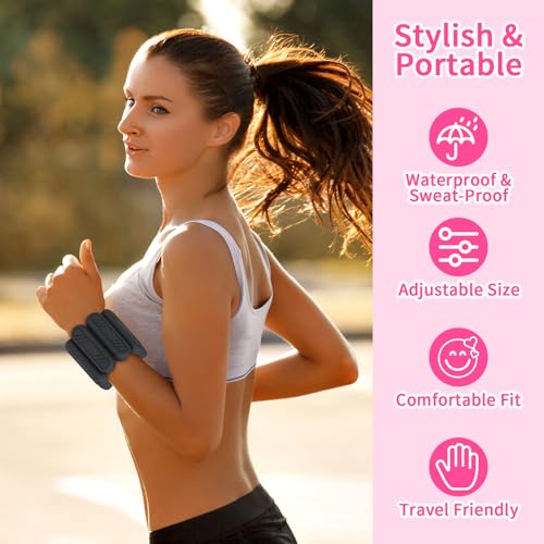 Wrist & Ankle Weights for Women, Adjustable Weights for Leg & Arm,Wearable Ankle Weights for Pilates, Walking, Yoga, Dance, Barre,Gym