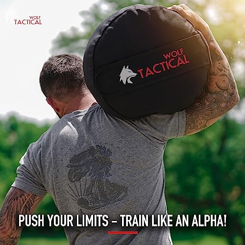 WOLF TACTICAL Sandbag Workout Bag Sand Bags for Weight Training Workout Sandbag Fitness Sand Bag - color: 100 LB