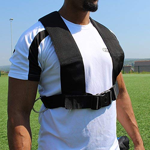 Fitness Health FH Heavy Duty Harness Resistor Resistance Power Training with Pulling Straps | Strength Rugby Football Training Equipment