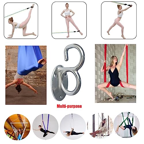 2PCS Heavy Duty Resistance Band Wall Anchor for Home Gym Strength Training Resistance Bands Suspension Straps Stretching Band