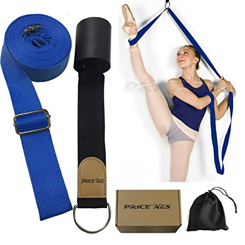 Leg Ballet Yoga Stretcher, Door Attachment Get More Flexible, Flexibility & Stretching Leg Straps - Great for Cheer Dance Gymnastics or Any Sport Trainer Premium Stretch Fitness Equipment