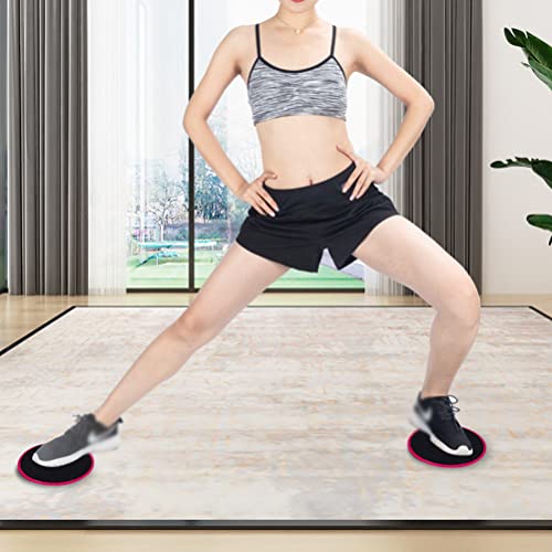 2 Packs of Gliding Discs Core Sliders Ab, Back, Hip, and Leg Exercise Gear for Gym, Home, Yoga, Pilates | Strengthen Abdominals, Burn Fat, Improve Balance
