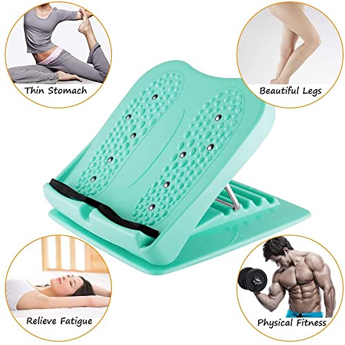 5Gear Adjustable Non Slip Slant Board Calf Stretcher and Ankle Incline Board Heavy Duty Plastic Gym Home Equipment