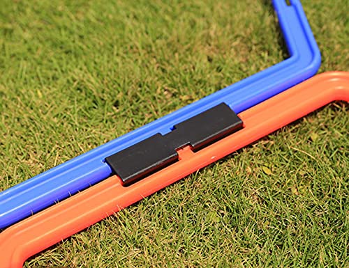 Hexagon Agility Ring Training Circle Ring Speed Agility Ladder Physical Training Ring Football Footwork Trainer Hurdles Agility Ladder Fitness Equipment Multicolor Training Ring 3Pcs