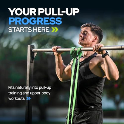 Level Up Your Pull-Ups, Glutes & Full Body Strength with Long Resistance Bands and Non-Slip Mini Loop Bands – Durable Fitness Band Set for Assisted Pull Ups, Booty Workouts & Total Body Training