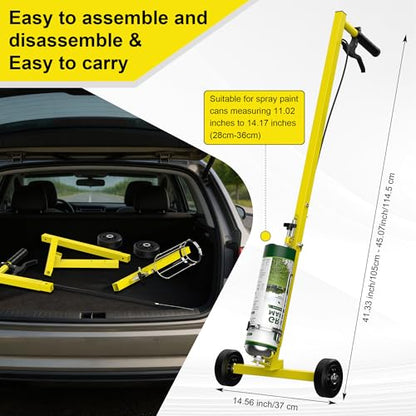 Marking Paint Wand, Compatible with Inverted Striping Paint (T-Tip Nozzle) | Striping Line Painting Wand for Parking Lots, Warehouses, Utility Marking, or Athletic Fields