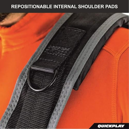 QUICKPLAY PRO Pulling Harness for Sled Resistance Training | Fitness Training Harness for Agility, Power & Endurance