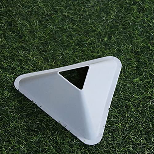 BESPORTBLE 20pcs Training Disc Football Triangle Agility Soccer Cones Sign for Basketball Sports Games Training Accessories