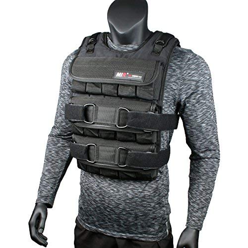 MIR PRO Weighted Vest With Zipper Option 45lbs - 90lbs Solid Iron Weights - size: 75LBS, style: STANDARD