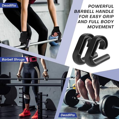Neutral Grip Pull Up Handles - Heavy Duty Multi-Purpose Handles for Pull Ups & Deadlifts - Ergonomic Workout Handles & Exercise Machine Attachments with Premium Grips - style: 90°hook handle