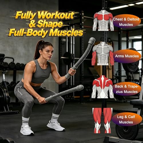 Weighted Ropeless Battle Ropes, Premium Exercise Equipment for Strength, HIIT Training. Upgraded Cordless Ropes Design with Adjustable Weight. for Men and Women. for Home and Travel Workouts.