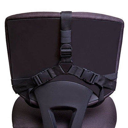 FOMI Firm Gel Foam Back Support (14" x 15") Care | Upper Lower Thoracic and Lumbar Support for Car, Home, Office Chair | Promotes Healthy Posture, Sciatica Pain Relief