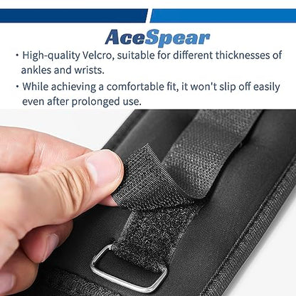 Ankle Weights for Men Women Wrist Weights 2 * 1lb 2lbs 3lbs 4lbs 5lbs 6lbs Leg Weights Sandbags Kids Arm Hand Weights for Fitness Walking Running Gym